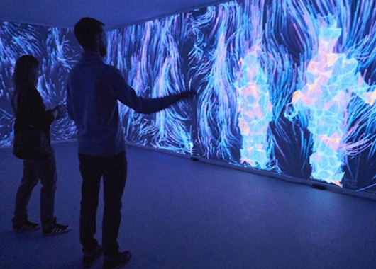展馆展厅多媒体体感互动投影-好奇数字科技