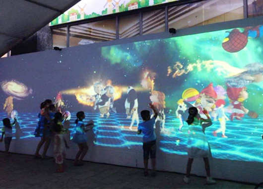 儿童乐园体感互动投影-好奇数字科技