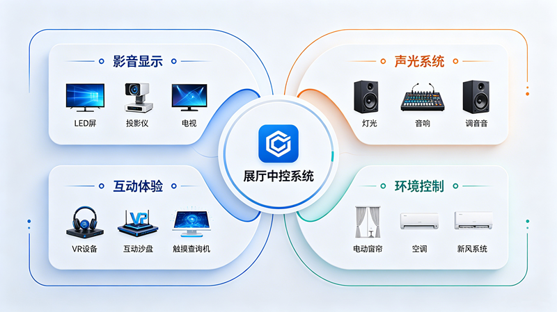 展厅中控系统能控制什么设备-苏州好奇数字科技有限公司
