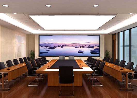 液晶拼接屏在会议室的应用场景